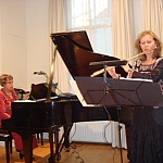 Abbie de Quant, fluit en Elizabeth van Malde, piano 